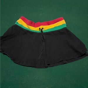 Rasta colored skirt